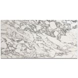Picture of Lucia Arabescato Fluted Marble Effect Porcelain Tiles
