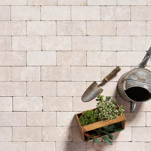 Picture of Dijon Tumbled Limestone Cobbles