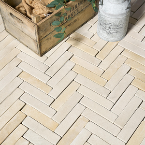 Picture of Tuscan Beige Sandstone Sawn & Tumbled Cobbles