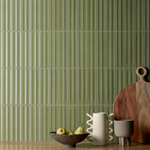 Picture of Brixton Olive Green Metro Tiles
