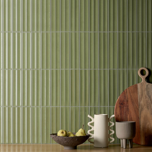 Picture of Brixton Olive Green Metro Tiles