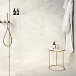 Picture of Odyssey Pearl White Matte Marble Effect Porcelain Tiles