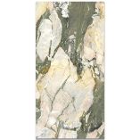 Picture of Iris Green Polished Marble Effect Porcelain Tiles