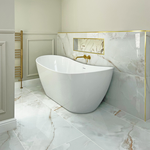 Picture of Mimica Onyx Ice Marble Effect Porcelain Tiles