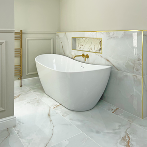 Picture of Mimica Onyx Ice Marble Effect Porcelain Tiles