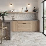 Picture of Salerno Greige Ceppo Stone Effect Porcelain Tiles