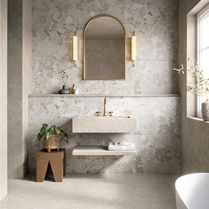 Picture of Salerno Greige Ceppo Stone Effect Porcelain Tiles