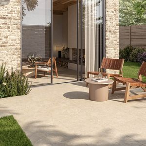 Picture of Salerno Cream Stone Effect Porcelain Paving Slabs