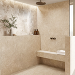 Picture of Salerno Cream Stone Effect Porcelain Tiles
