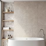 Picture of Salerno Greige Stone Effect Porcelain Tiles