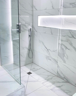 Picture of Timeless White Carrara Polished Marble Effect Porcelain Tiles