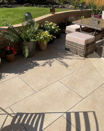 Picture of Martello Beige Outdoor Porcelain Paving Slab Tiles