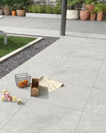 Picture of Luxor Silver Porcelain Paving Slabs
