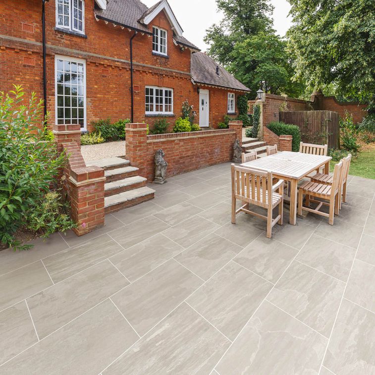 Kandla Grey Porcelain Paving Slabs