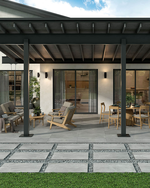 Picture of Rock Slate Grigio Outdoor Porcelain Paving Slab Tiles