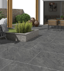 Picture of Lithos Black Porcelain Paving Slabs