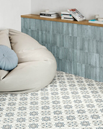 Picture of Flower Azul Patterned Tiles