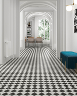 Picture of Pantheon Carrara Checkerboard Patterned Tiles