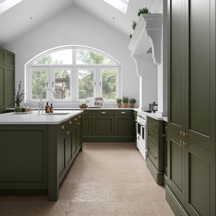 Dijon Beige Antique Limestone Effect Porcelain Tiles