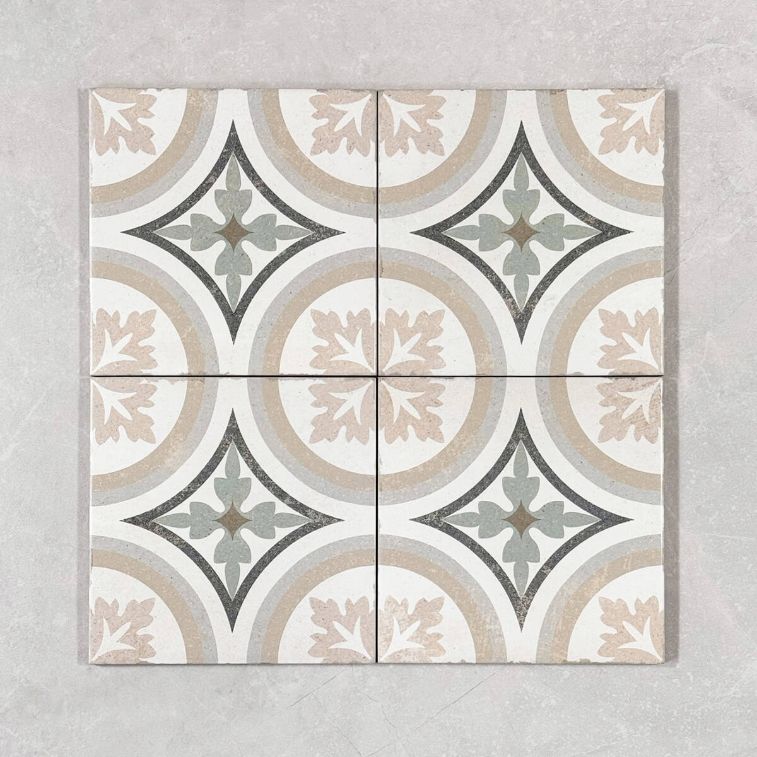 Shop Byblos White Pattern Tiles Online | Stone Store