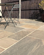 Picture of Classic Autumn Umber Sandstone 18.8 sqm Calibrated Paving Slab Pack