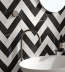 Picture of Firenza Nero Marquina Metro Tiles