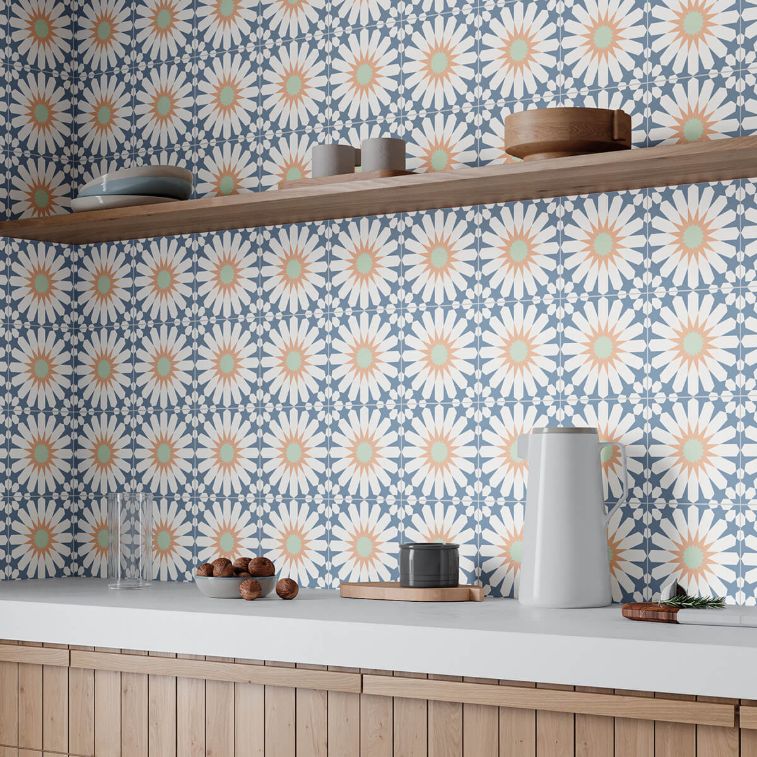 Capri Azul Decorative Tiles