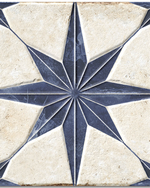 Picture of Celestial Blue Patterned Tiles