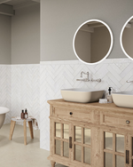 Picture of Carmella White Metro Tiles