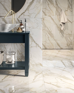 Picture of Gilded Ember Polished Marble Effect Porcelain Tiles