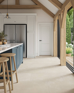 Picture of Savoie Blanco Antique Limestone Effect Porcelain Tiles