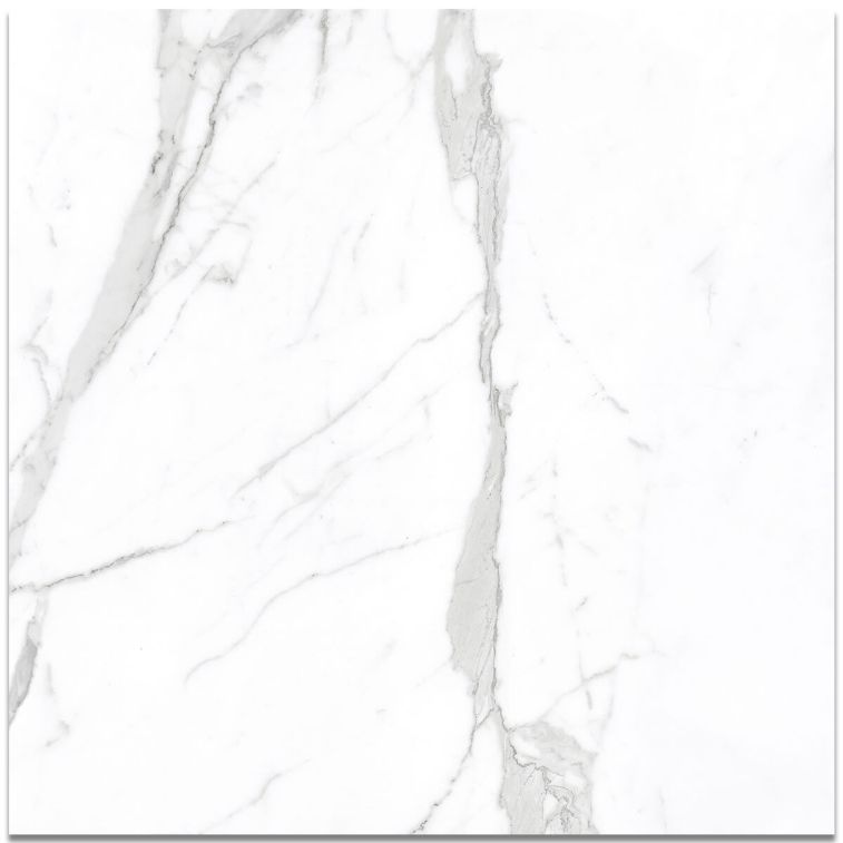 Statuario White Marble Effect Porcelain Tiles