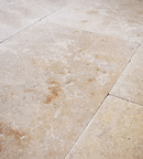 Picture of Dijon Blend Tumbled Limestone Outdoor Paving Slabs