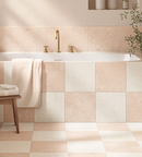 Picture of Firenza Rose Pink Checkerboard Tiles