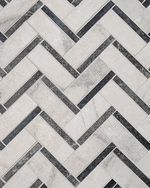 Picture of Palazzo Herringbone Mosaic Porcelain Tiles