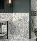 Picture of Lucia Arabescato Marble Effect Porcelain Tiles