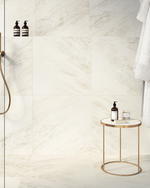 Picture of Odyssey Pearl White Matte Marble Effect Porcelain Tiles