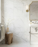 Picture of Lucca Statuario Matte Marble Effect Porcelain Tiles