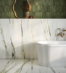 Picture of Fresca Green Matte Marble Effect Porcelain Tiles