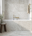 Picture of Petra Silver Stone Effect Porcelain Tiles