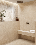 Picture of Salerno Cream Stone Effect Porcelain Tiles