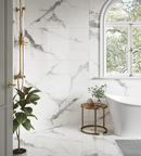 Picture of Mila Statuario Polished Marble Effect Porcelain Tiles