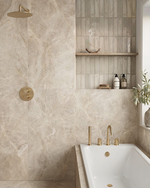 Picture of Taj Mahal Beige Matte Marble Effect Porcelain Tiles