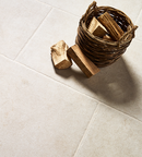 Picture of Hawthorne White Limestone Effect Porcelain Tiles