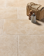Picture of Hawthorne Beige Limestone Effect Porcelain Tiles