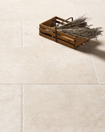 Picture of Canterbury Cream Limestone Effect Porcelain Tiles