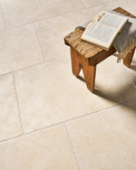 Picture of Canterbury Beige Limestone Effect Porcelain Tiles