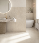 Picture of Form Cream Concrete Effect Porcelain Tiles