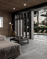 Picture of London Grigio Natural Stone Effect PorcelainTiles 595x595x8mm - 7.8 SQM Job Lot