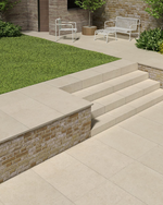 Picture of Richmond Beige Antiqued Porcelain Paving - 900x600x20mm - 15.1 SQM Job Lot